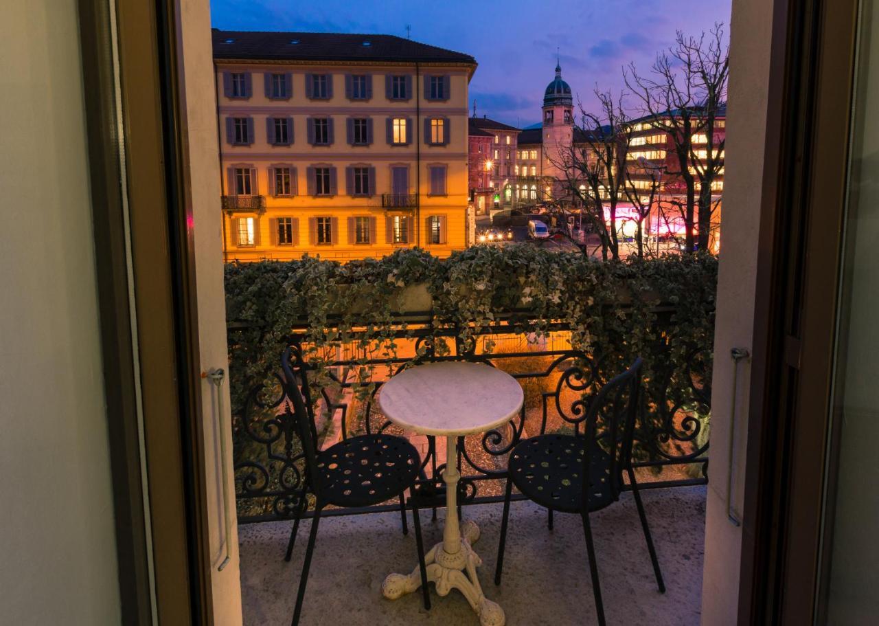 Hotel Zurigo Downtown Lugano Exterior foto